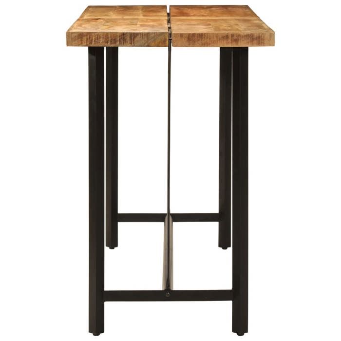 VidaXL Bar Table, Rectangular Bistro Table, End Table, Dining Table, Living Room Furniture, Solid Wood 356383