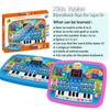 Kids’ Education Tablet Toy Age 3+ Literacy Math Music Learning Doubles as Electronic Keyboard Birthday Christmas Gift