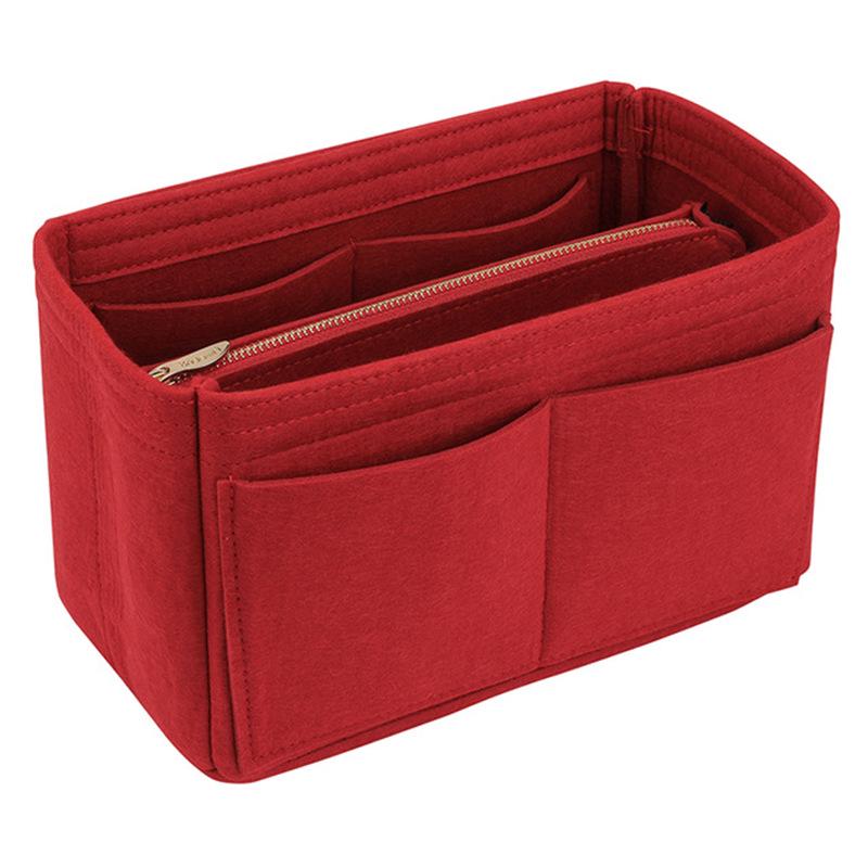 Women's Cross-Body Felt Makeup & Storage Bag
