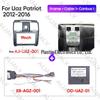 2012-2016 UAZ Patriot Navigation Console Android Screen Modification Panel