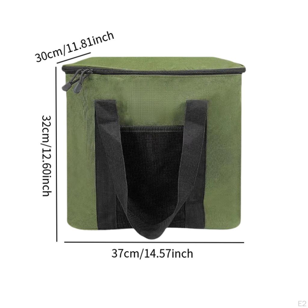 Camping Storage Bag Carry Outdoor Tote Utility Organizer Insulation Oxford Cloth Heavy