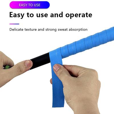 Yousheng 5Pcs Badminton Racket Grip Tape Anti-slip Sweat Absorbing Shock-proof Breathable Elastic Fishing Rod Tennis Racquet Paddle Overgrip Wrap