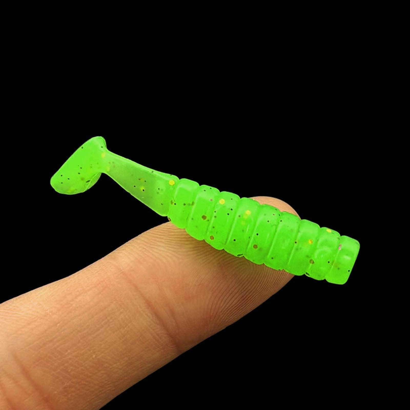 

Slider Crappie Panfish Grub, 18, 1.5in, Cotton Candy/Chartreuse, CSGF368 one size зелений