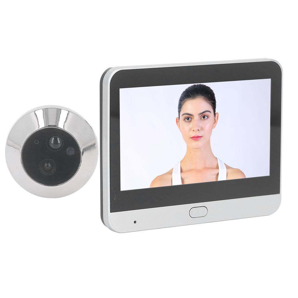 Wireless Peephole Camera 1080P 120 Degree Viewing Night Vision Intercom Digital Door Viewer with