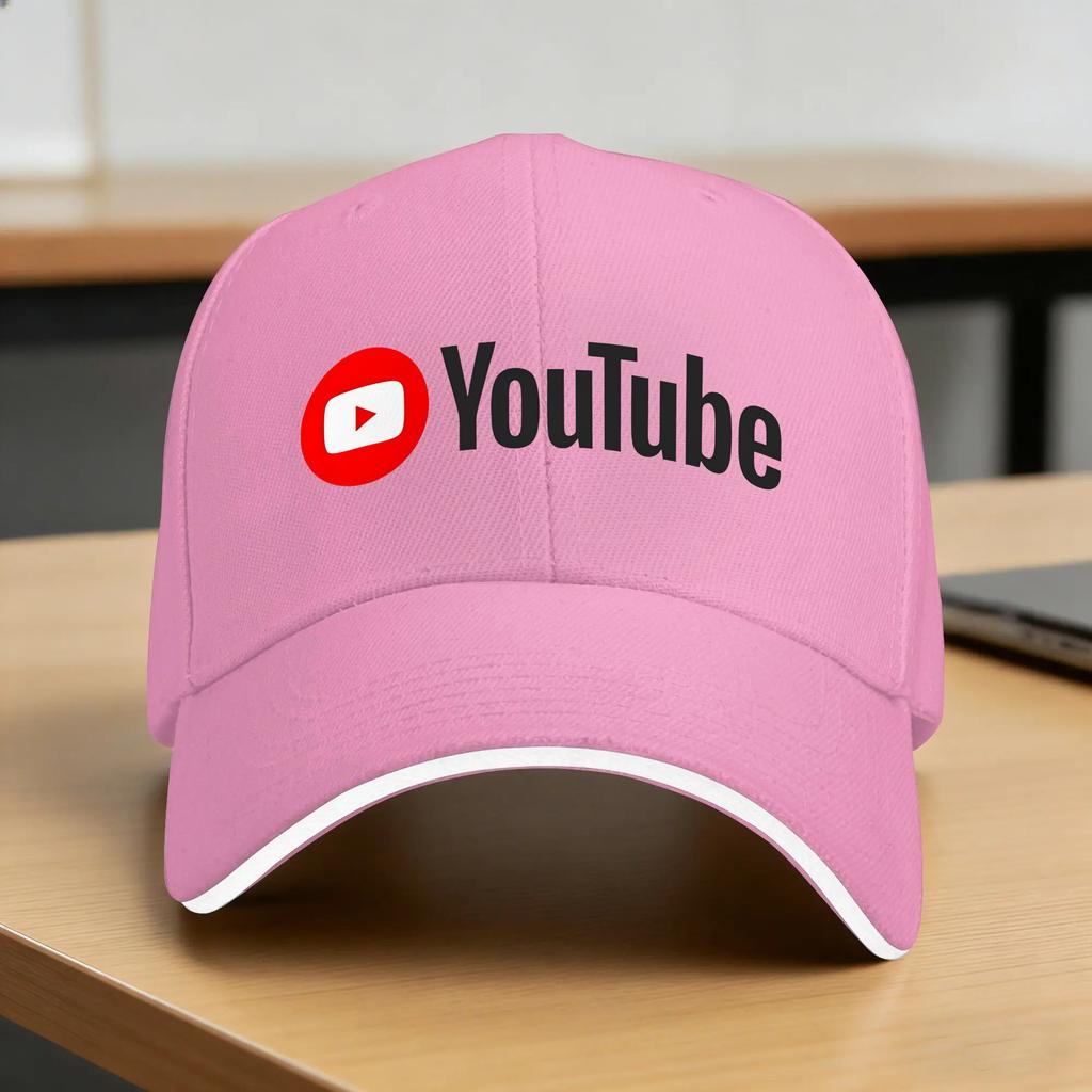 Youtube Sun Baseball Cap Summer Men Women Design Hip Hop Hats Adjustable Fashion Tennis Skate Baseball Caps