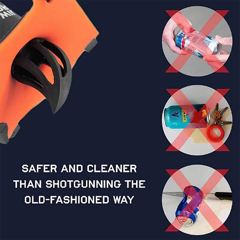 Inovativní brokovnice s vestavěným trychtýřem Otvírák na konzervy Přenosný otvírák na pivo Otvírák na plážové pití Venkovní otvírák na láhve