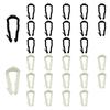 Siptenk 30 PCS Fuel Line Retainer Clips, 1/2" 5/8" OD Fuel Line Repair Retaining Nylon Clips Assortment Kit 800-040 800-041