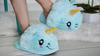 Blue Unicorn Slippers, Universal, Women's, Men's Plush ONESIES