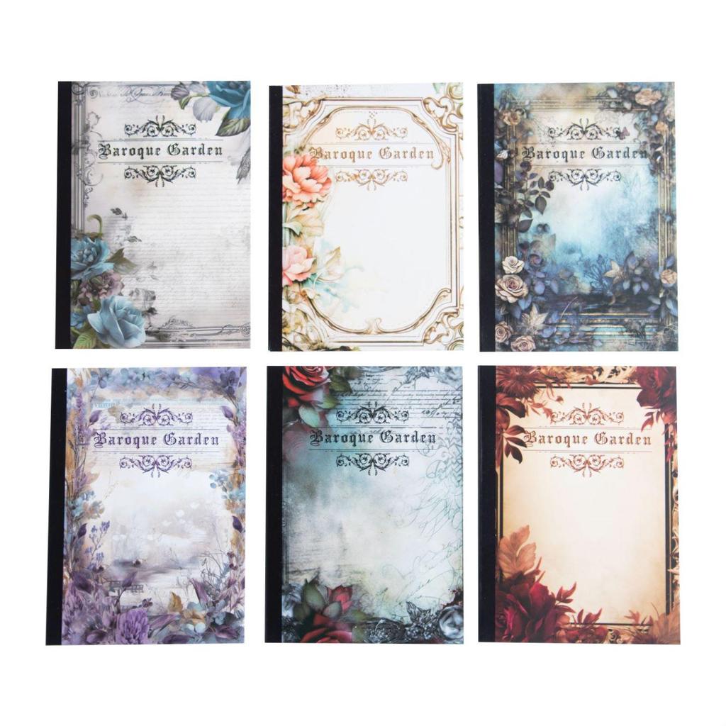 30Pcs/set Vintage Garden Flower Border Landscaping Journal Material Paper, Journal Scrapbooking DIY Supplies