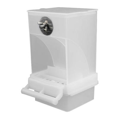 M-Alimentateurs d'oiseaux Modernes Alimentateur Automatique Perroquet Abreuvoirs Contenant Nourriture Grain Cage Pour Perruches Petites et Moyennes
