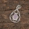 Rose Chalcedony Handmade Gemstone Pendant, 925 Solid Sterling Silver Pendant Antique Jewelry, Pendant For Engagement Gift