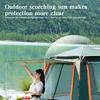 Automatiskt Snabböppnande Campingtält med Tak Fällbart Tält Anti-UV Solskydd Portabelt Sexkantigt Tält för 3-4/4-6 Personer