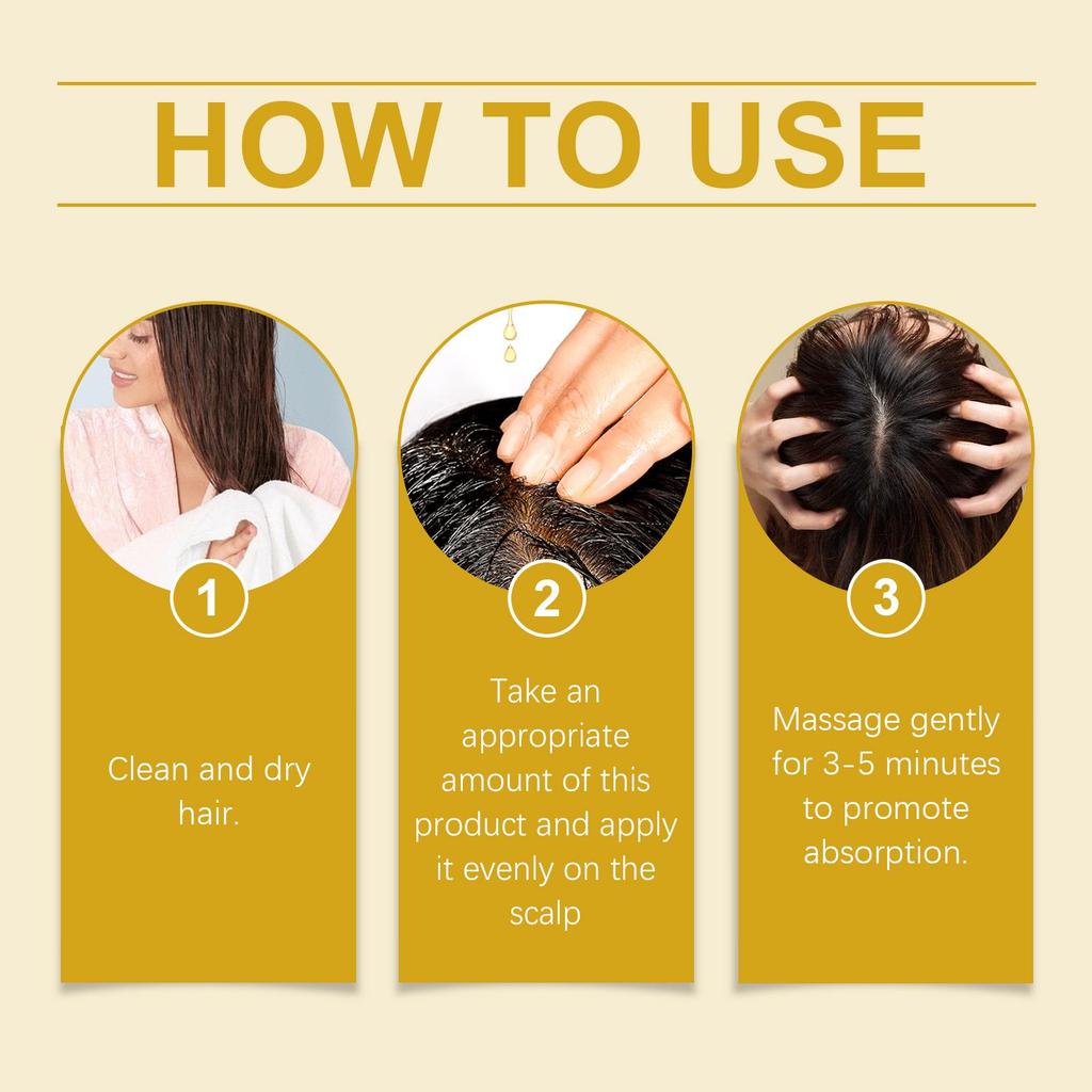 Natural Organic Batana Hair Care Essence Oil Fast Hair Growth Nourishing Smooth Strengthen Root Scalp Hair Care Essence Oil 60ml