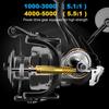 SOUGAYILANG Spinning Reel 13+1BB Metal Spool Fishing Reels Carp Fishing Reel for Carp Bass Fishing