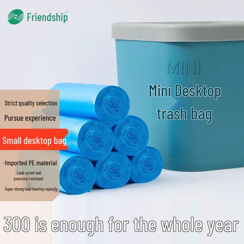 Compact Trash Bags for Car & Home - Thickened, Disposable, Small Size, Ideal for Cat Litter & Cleaning.