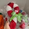 Christmas Candy Squeak Extra Large Red&White Stripes Candy Cane Christmas Decorations Candy Shaped Hanging Ornaments