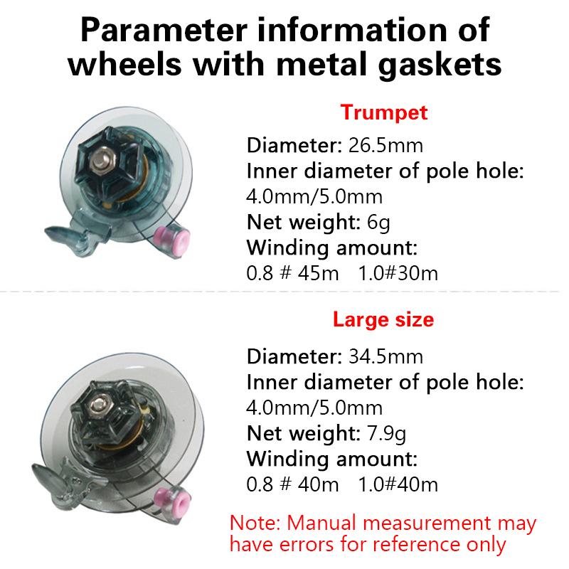 Fly Fishing Wheel Mini Fly Fishing Wheel Carp Durable Ice Fishing Raft Wheel Spool For Lake River Ocean Rock Fshing Accessories