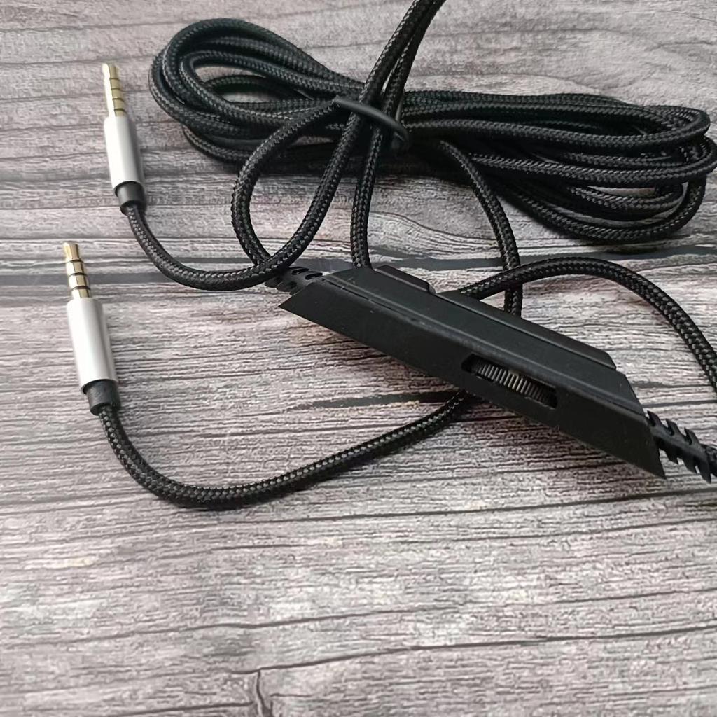 High quality audio cable For Logitech A10/30/A40/A50 Headset  Silent tuning AB mode 3.5mm to 3.5mm plug braided wire