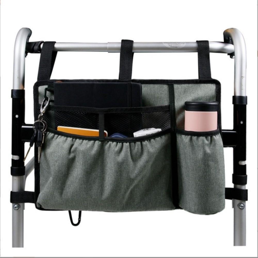 Large Capacity Walker Pouch Attachments Cup Holder Included Walker Organizer Pouch New Walker Bag