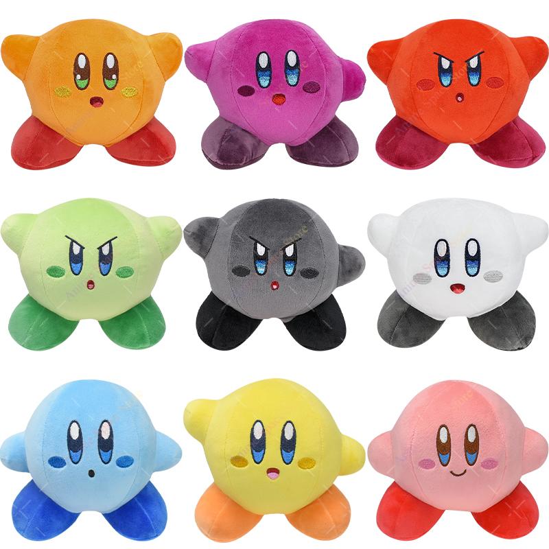 Star Kirby Plüschtiere Anime Kirby Klassisches Schwert Schatten Geist 30. Stern Kirby Rot Orange Kuscheltiere Puppen Kinder Weihnachtsgeschenke