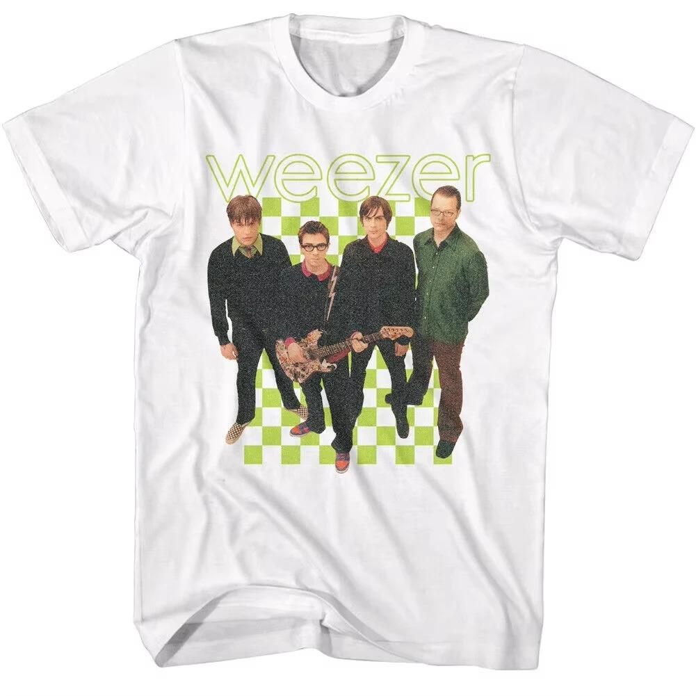 2026 Weezer Band Maglietta in Cotone Vintage Uomo Donna Hip Hop Tee Moda Maglietta a Maniche Corte Magliette Oversize Streetwear Top Abbigliamento