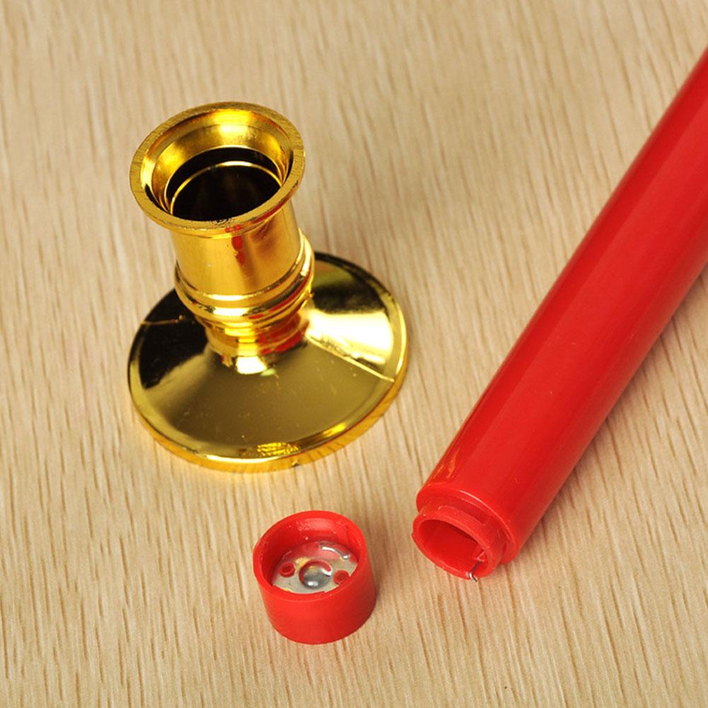 2pcs Traditional Shape Taper Standard Plastic Candle Holders Candlestick Wedding Dinner Decor for Electronic Candles For Party