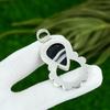 Pear Natural Sardonyx 925 Sterling Silver Mother Bezel Wedding Pendant Jewelry