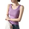 High Elastic Fine Thread Cotton Cover Breast Anti-leakage Inner Strap Vest Woman
