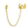 2026 New Gold Silver Color Leaves Clip Earrings for Women Fashion Ear Cuff Non-Piercing Earrings Set Trend Jewelry Gift