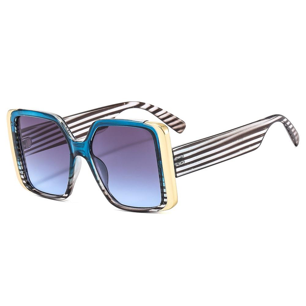 New Square Sunglasses For Women Men Gradient Lenses Vintage Designer Luxury Shades UV400 Green Sun Glasses