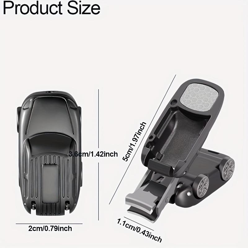 Ultra Scharfer Nagelknipser mit Feile - Spritzwassergeschützt, Ergonomisches Design für Finger- und Zehennägel, Perfekt für Reisen, Edelstahl, Kompakt & Modern