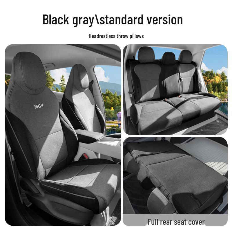 Universal All-Season Seat Cushion for MG MG4 2026 - Breathable Rear Row Cover with Ventilation