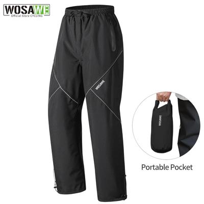 Men Women Off-Road Bike Hiking Sports Breathable Portable Storage Bag Waterproof Windproof Motorcycle Rain Pants