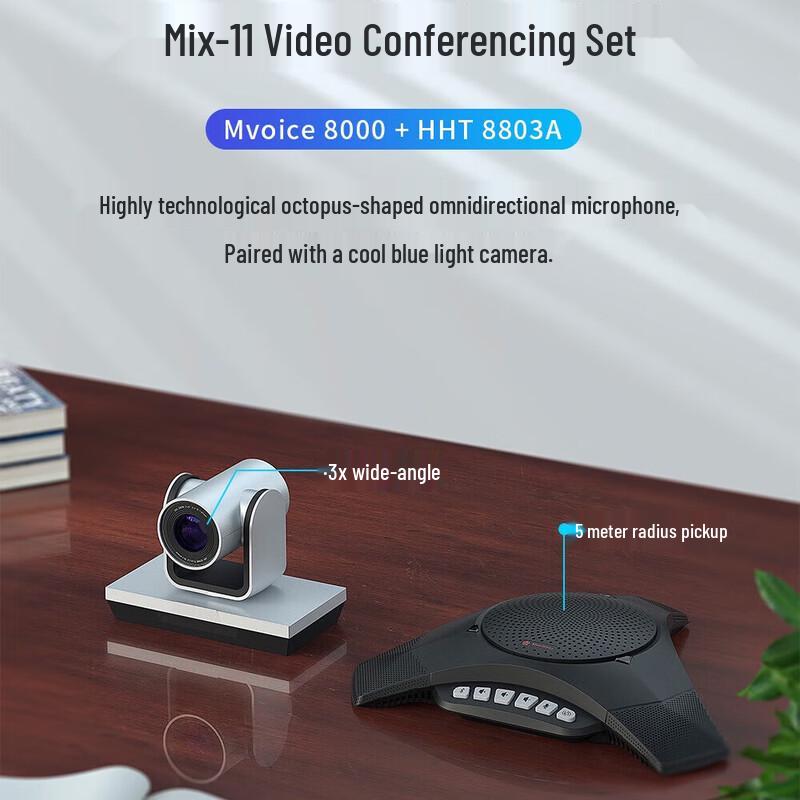 

Meeteasy MIX-11 Omnidirectional Conference Microphone with Camera (CN version)