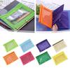 8 Color Zipper Pencil Bag Oxford Cloth Stationery Storage Bag Clear Window Design  for Office School Supplies Pen Organizer