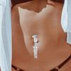 Multi-color Women Belly Ring Belly Button Cartilage Clip Fake Belly Piercing Clip Body Jewelry