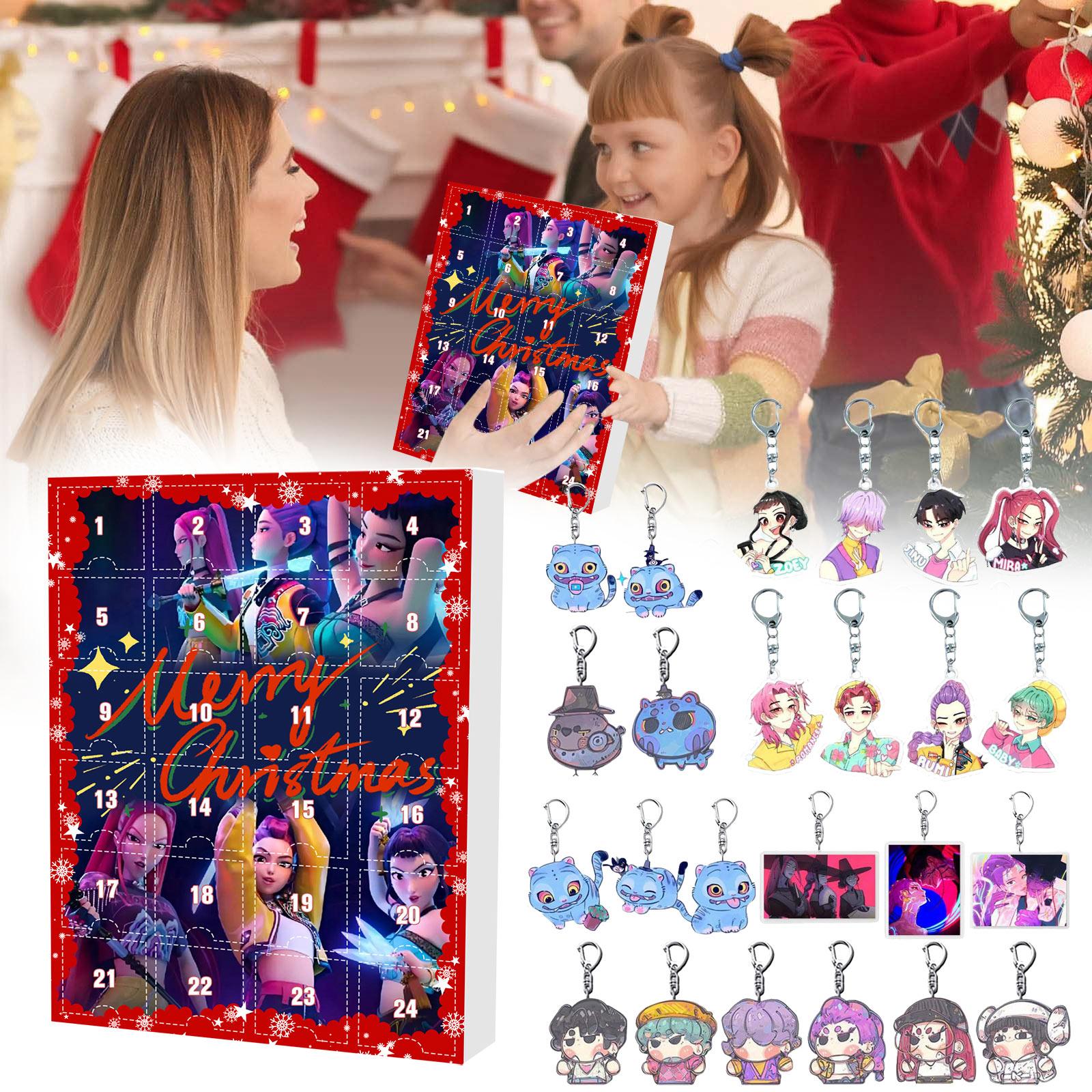 

Календарь ожидания включает 24 рождественских украшения. Календарь прибытия Обратный отсчет до Рождества One Size белый