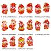 2025 New Year Chinese Door Stickers 3D Door Couplet Spring Festival Supplies  Gate