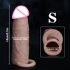 Man Delayed Ejaculation Extend Soft Realistic Enlarger Penis Sleeve Condom Sex Toys For Men Dildo Safety Silicone Dick Cock Ring