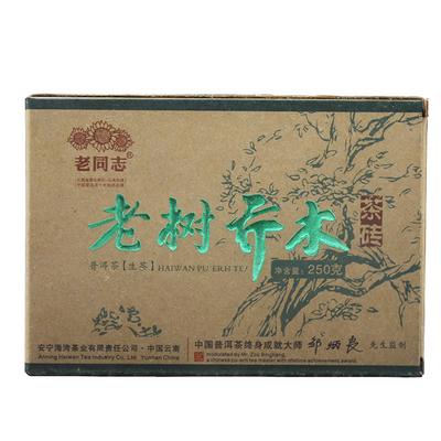 2011 Stary Towarzysz Surowy Puer Lao Shu Qiao Mu Haiwan Sheng Puer Herbata 250g