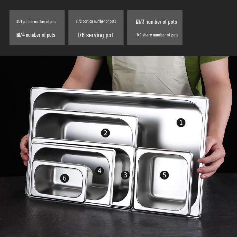 Tianze Stainless Steel Food Pan with Lid