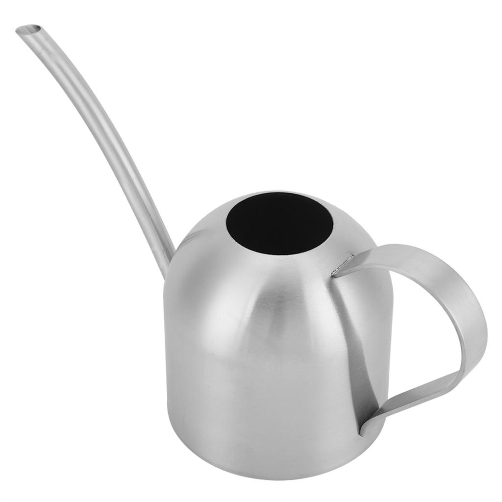 500ml Stainless Steel Indoor Outdoor Watering Can Garden Plant Flower   Spout Watering Pot