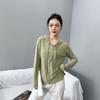 Women's Slimming High Elasticity Knitted Hoodie - Autumn/Winter Style, Warm Long Sleeve Casual Top