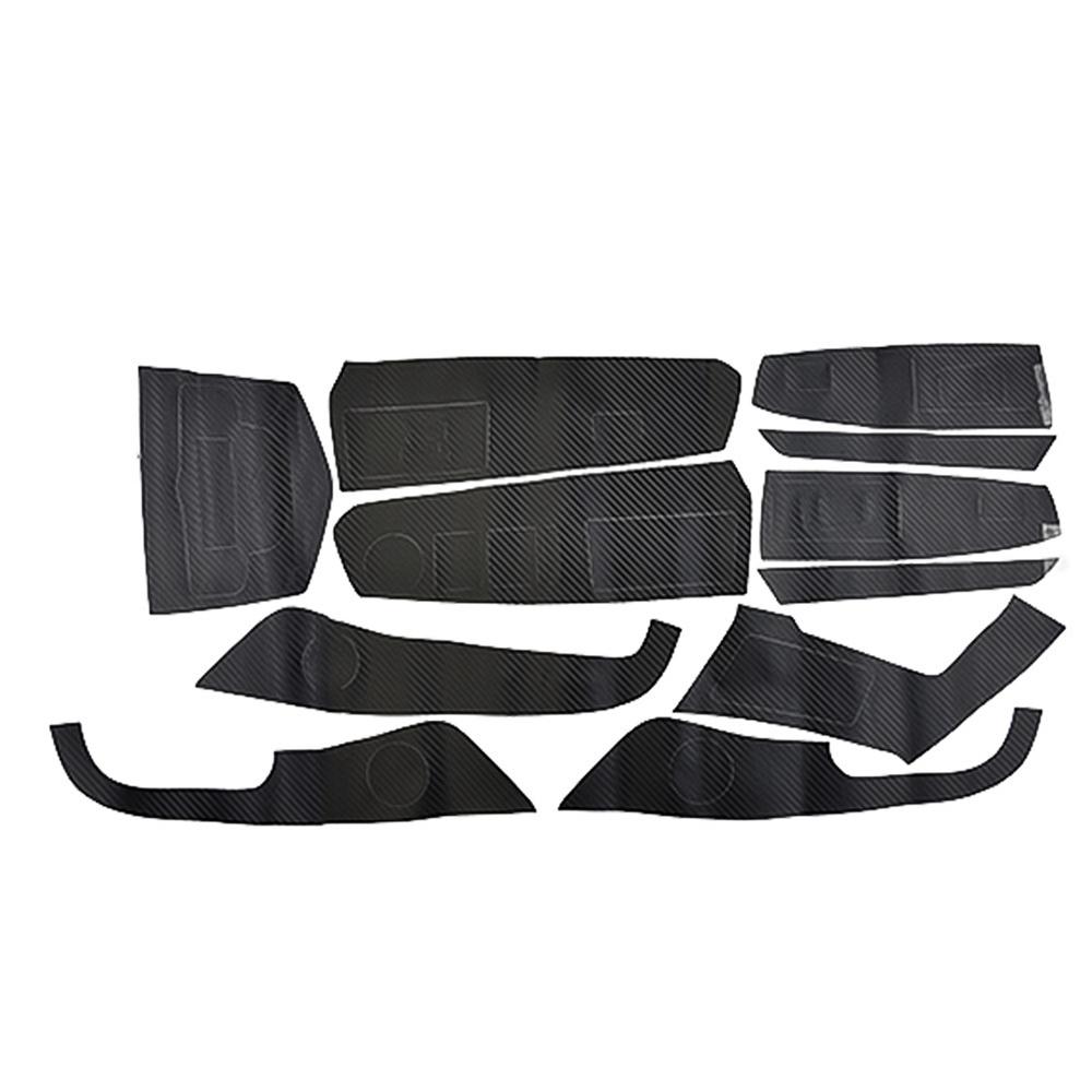 Interior Panel Dashboard Sticker Set For Chevrolet Cruze 09-15 Carbon Fiber Look