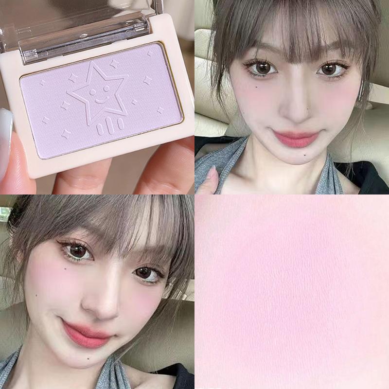 Single Blush Single Honey Powder Powder Natural Whitening Highlight Brightening Rouge 6 Colors Available