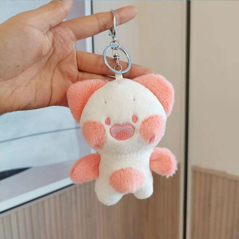 Adorable 4.7in Dudu Cat Plush Toy Keychain Decoration