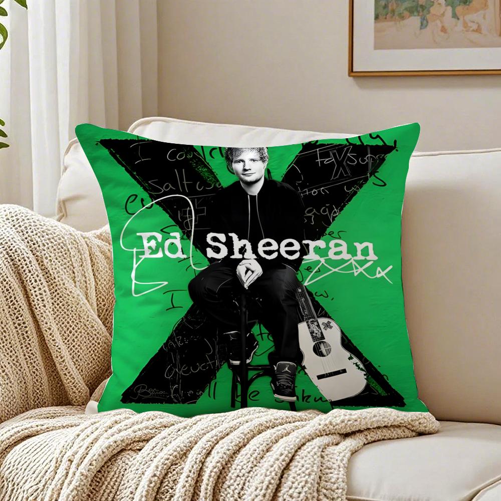 singer pop EEd SSheeran Cushion Cover Pillowcase Antidustmite living Room Sofa Decor Cushion Room