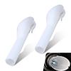 Civwesi 2pcs Ford Fuel Filler Funnel 6.9" X 0.8" X 1.7" Plastic Waterproof Oilproof