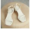 Sandals Woman Summer chunky heels   2024  Gladiator Open Toe Beach Flats   Footwear