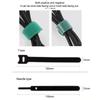 Eco Friendly Nylon Plant Support Tie Sturdy Plant Ties Hook and Loop Fastener for Securing Flowers and Supporting Growth
